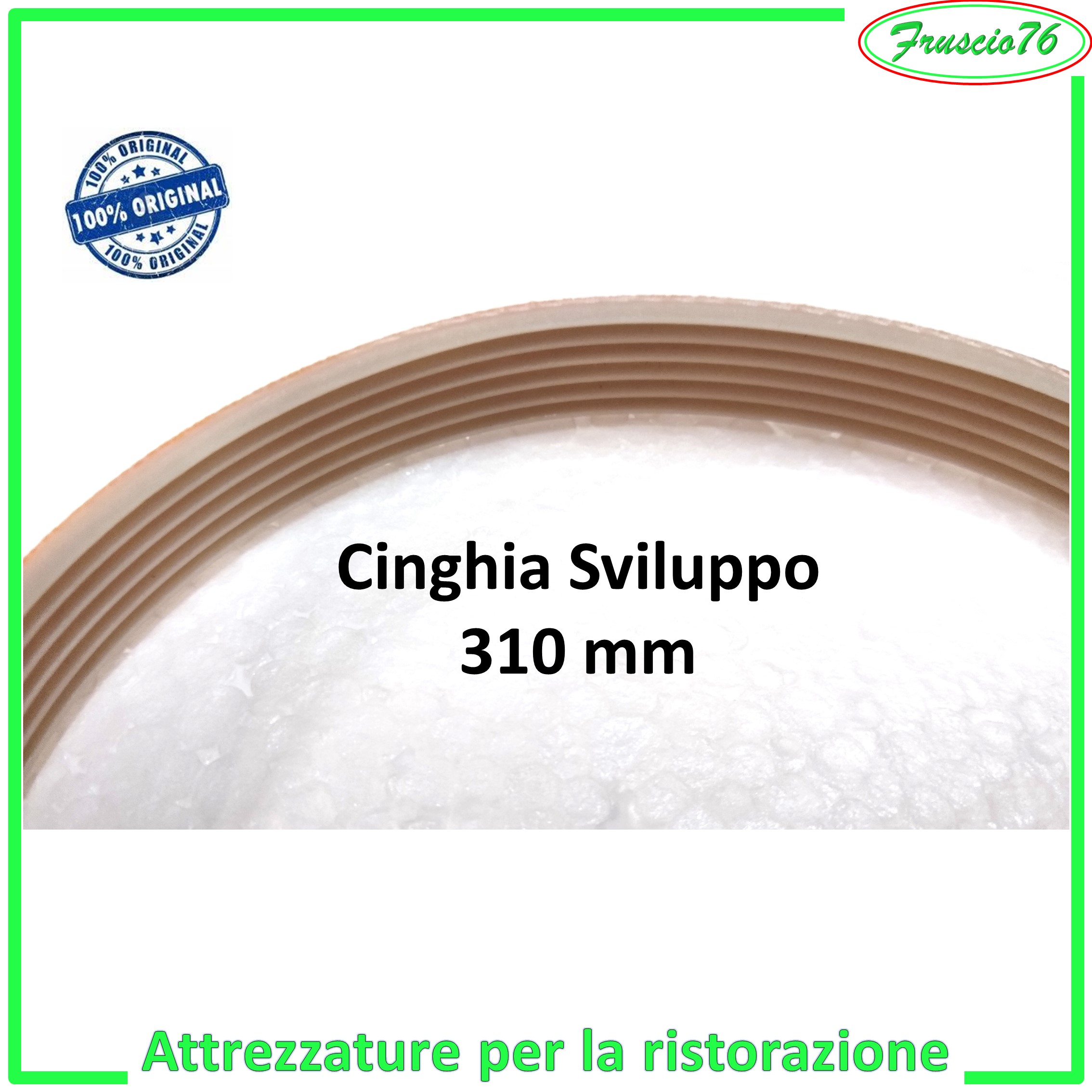 Cinghia TB2 310 per Affettatrice RGV Lady Lucy Lusso Luxury 195 20 22 25 RICAMBI